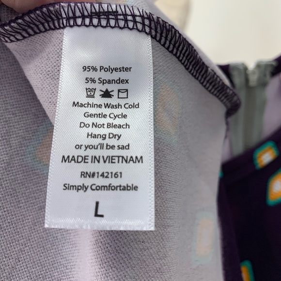 EUC LuLaRoe Amelia - size L - Picture 3 of 3